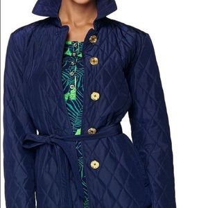 NWOT Lilly Pulitzer Destination Quilted Coat